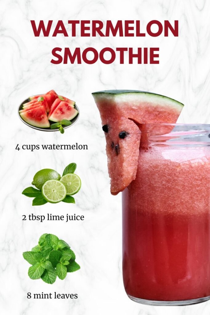 Cool Down with a Fresh Watermelon Smoothie