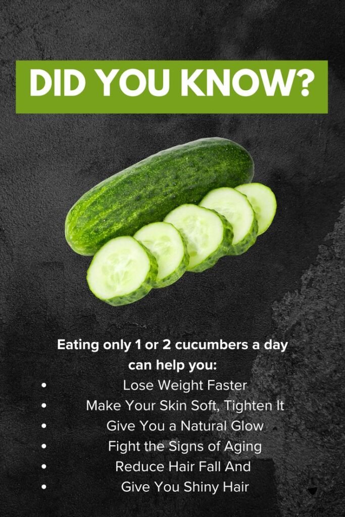 6 Surprising Benefits of Eating Cucumbers Daily