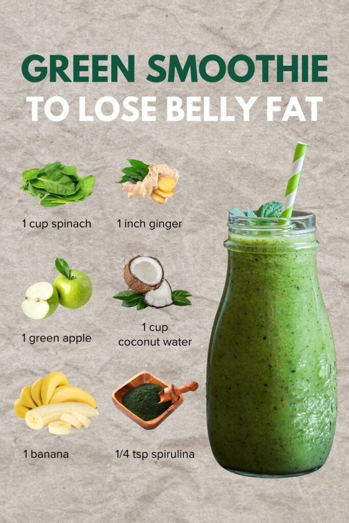 Green Smoothie for Belly Fat Loss