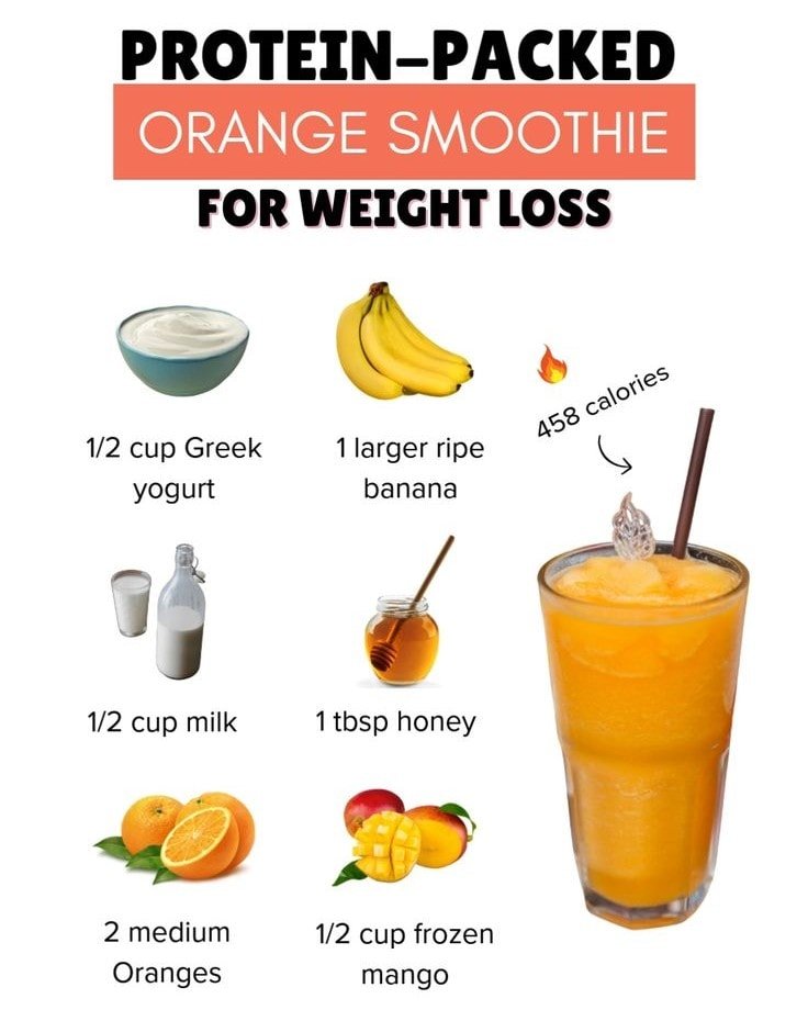 Protein-Packed Orange Smoothie for Weight Loss