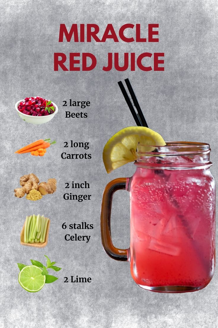 Miracle Red Juice Recipe for Detox and Energy Boost Miracle Red Juice Recipe for Detox and Energy Boost