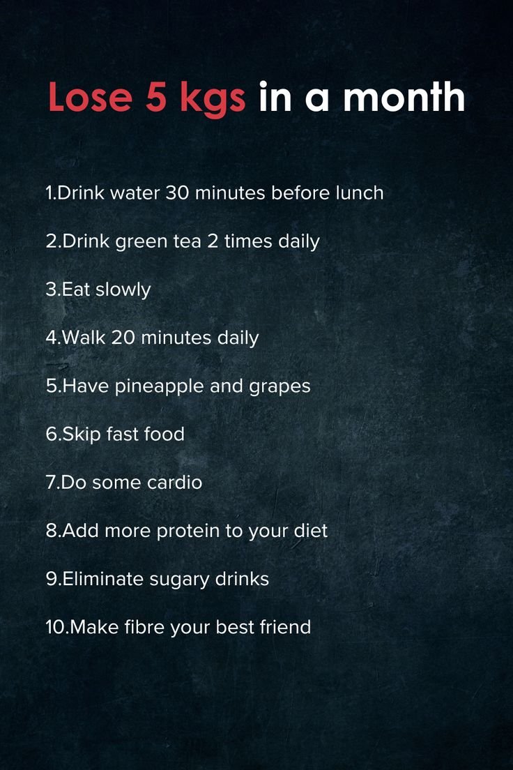 Lose 5 Kgs in a Month: 10 Simple Daily Habits