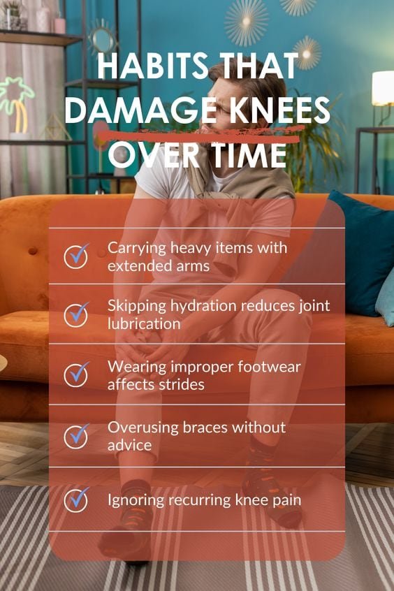 Habits That Damage Knees Over Time Explained