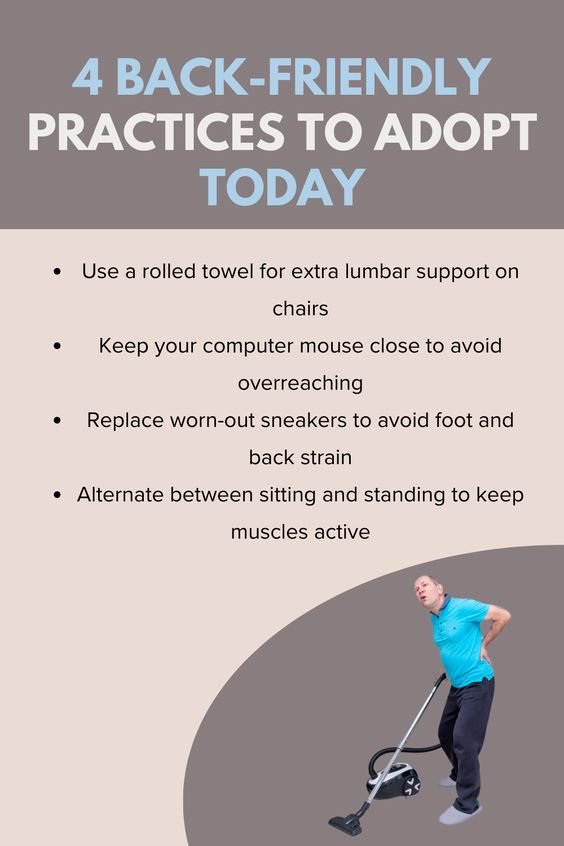 4 Back-Friendly Practices to Adopt Today