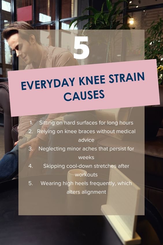 5 Everyday Knee Strain Causes and How to Avoid Them 5 Everyday Knee Strain Causes and How to Avoid Them