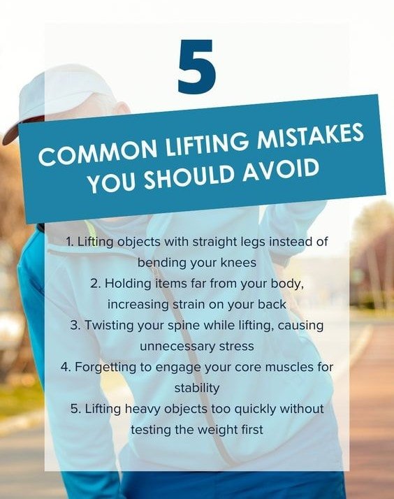 5 Common Lifting Mistakes You Should Avoid