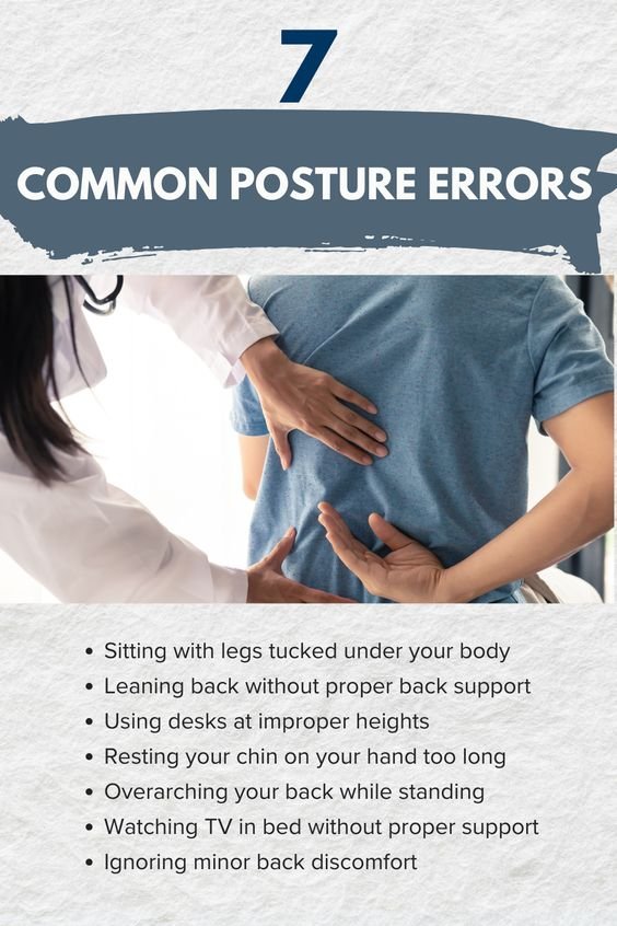 7 Common Posture Errors You Should Avoid Daily 7 Common Posture Errors You Should Avoid Daily