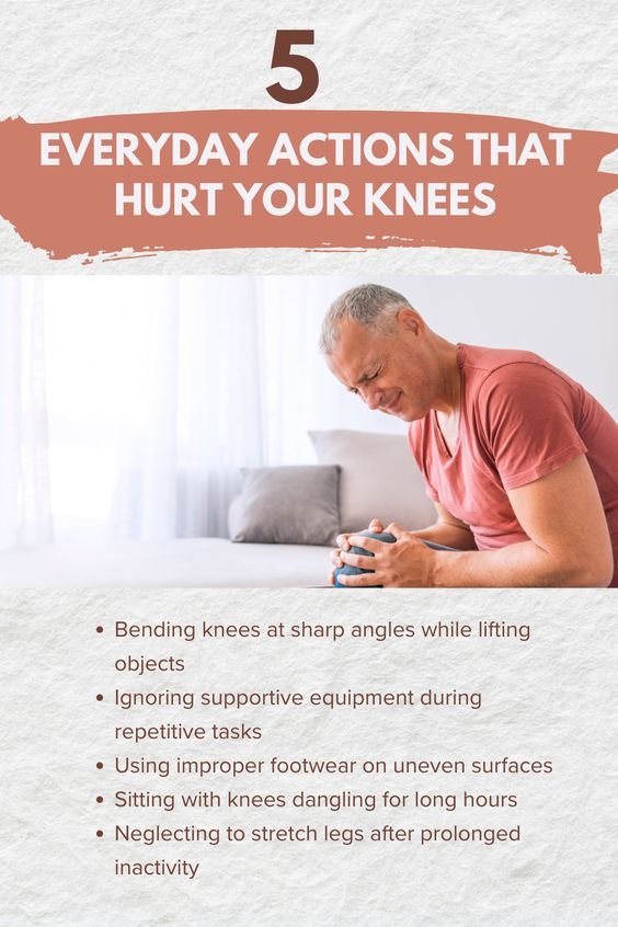 5 Everyday Actions That Hurt Your Knees (Avoid These!)