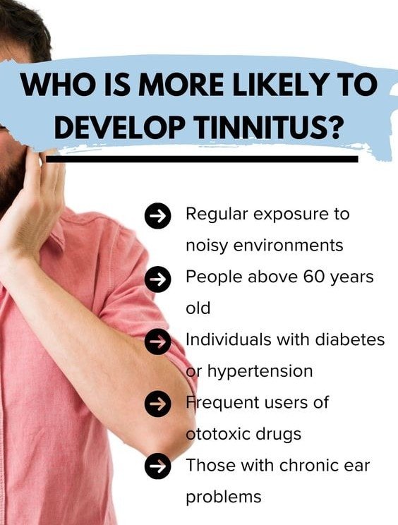 Who Is More Likely to Develop Tinnitus? Risk Factors 1 3 56