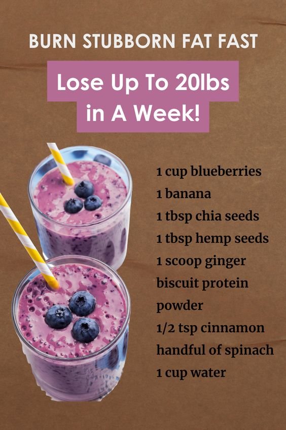 Burn Stubborn Fat Fast with This Berry Smoothie