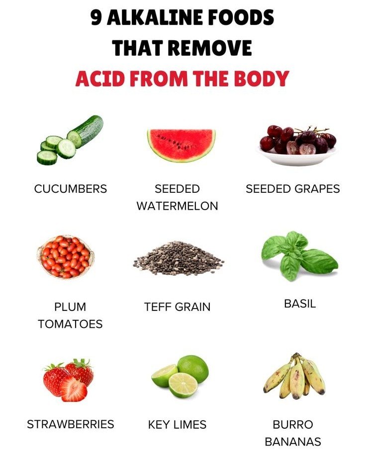 Top 9 Alkaline Foods for Body Detox