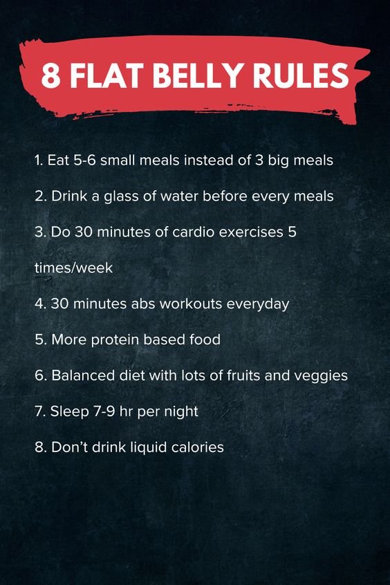 8 Flat Belly Rules for a Slimmer Waist