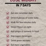 Top Tips to Lose Weight in 7 Days Naturally & Safely 6