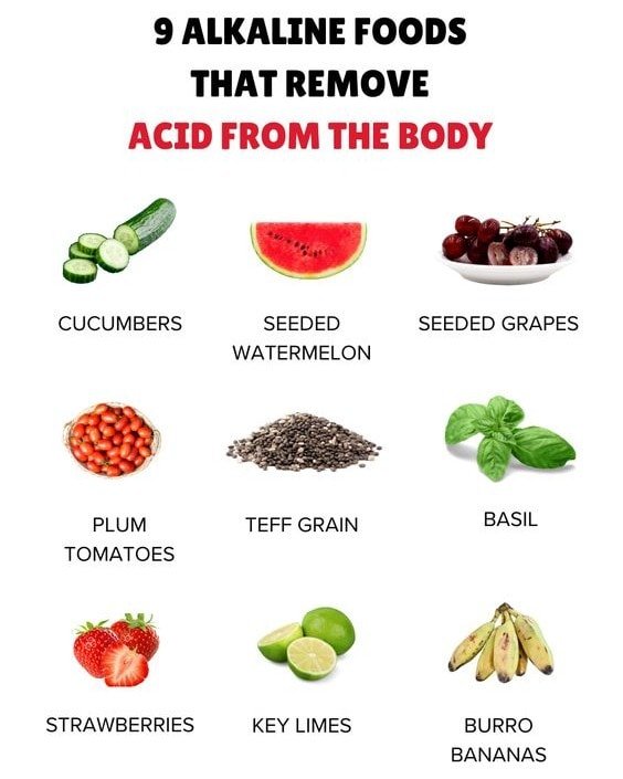 9 Alkaline Foods That Remove Acid Naturally