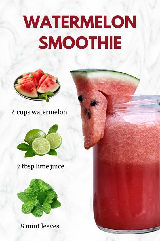 Refreshing Watermelon Smoothie for Weight Loss